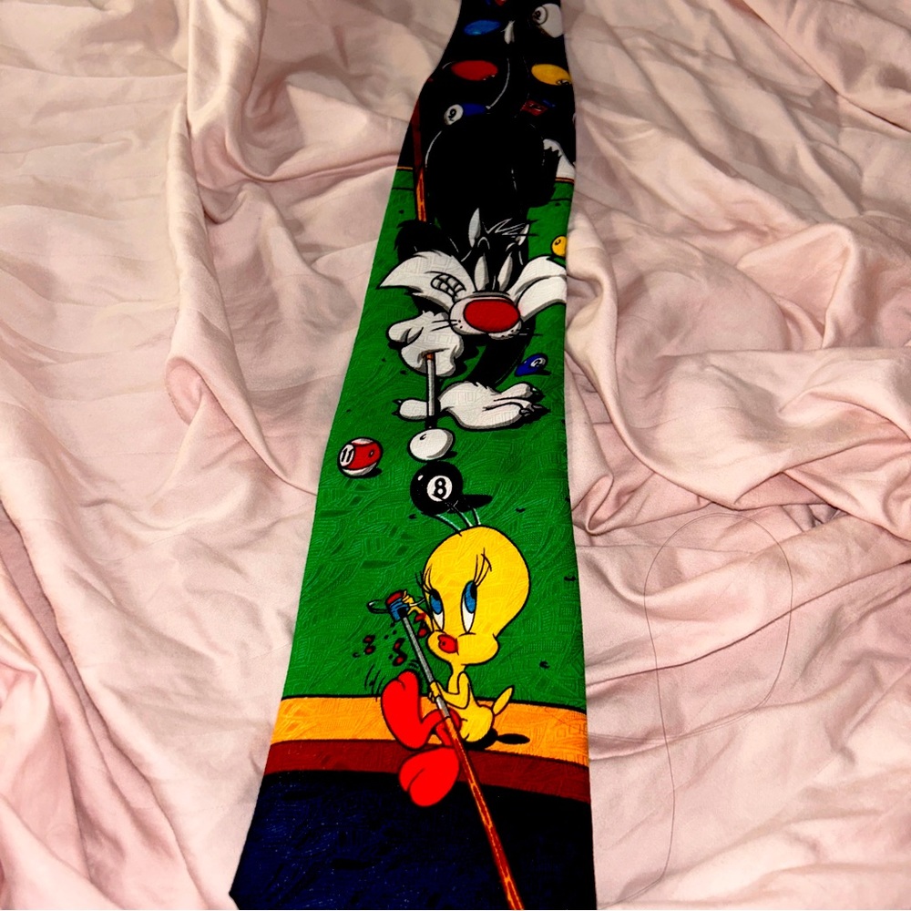Lot of 3 Looney Tunes Mania Neck Ties